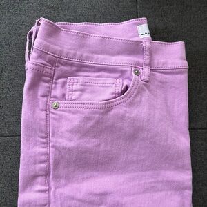LOFT Women's Lavender Kick Crop Jeans